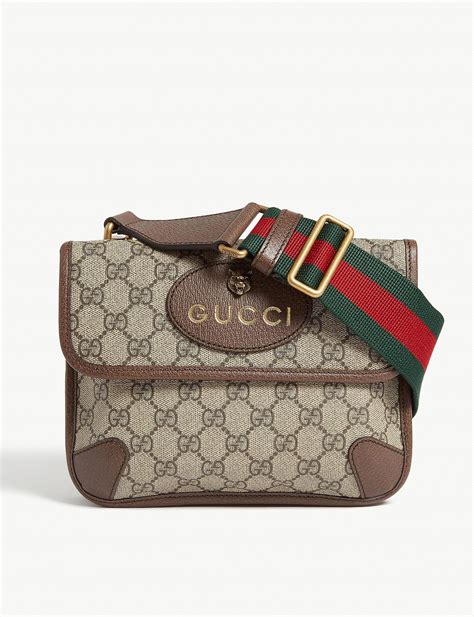 gucci vintage web messenger bag|gucci handbags for men.